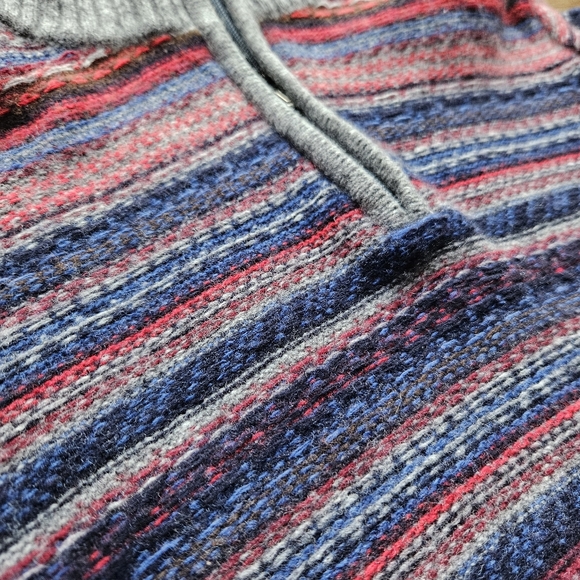 Vintage Gianetti 1/4 Zip Striped Sweater Wool Blend Mens Size Small - Picture 4 of 11